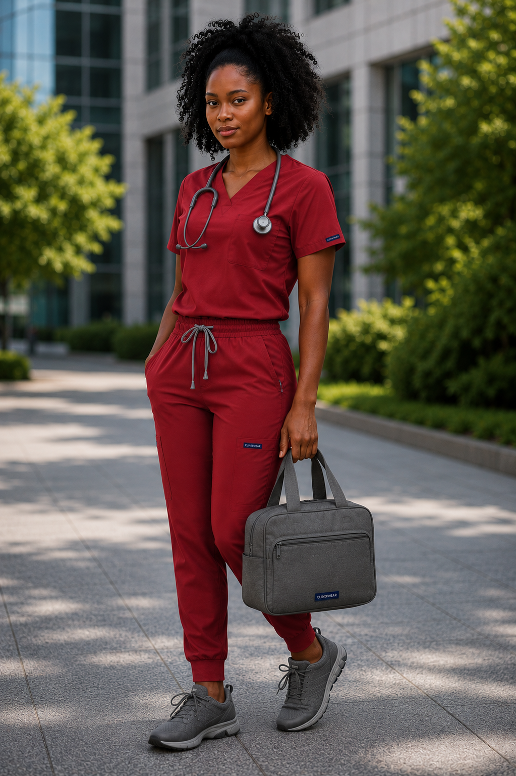 Code Red Ready – Jogger Scrub Set