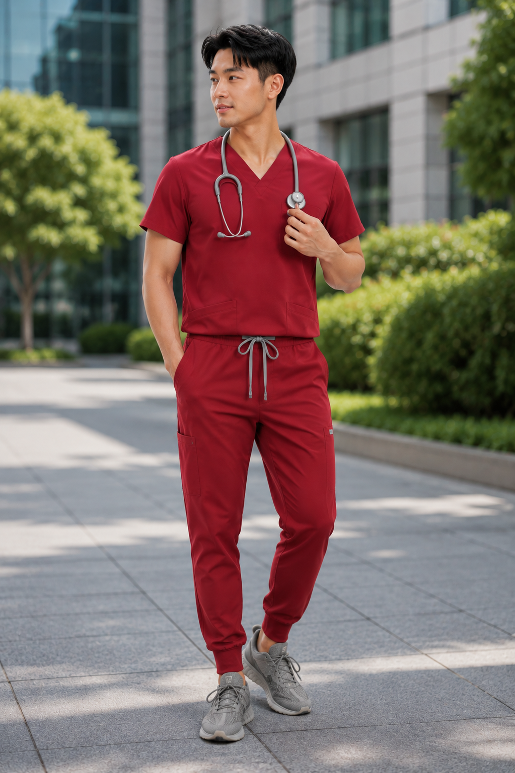 Code Red Ready – Jogger Scrub Set