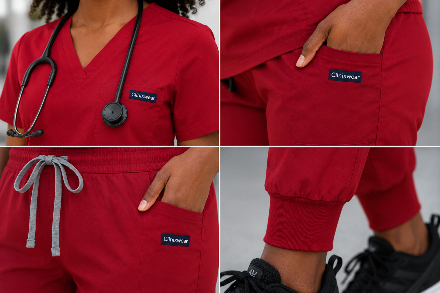 Code Red Ready – Jogger Scrub Set