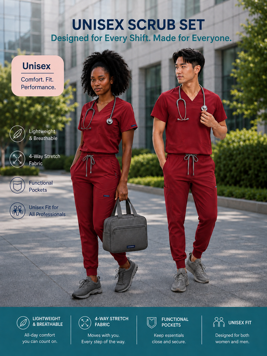 Code Red Ready – Jogger Scrub Set