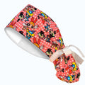 ClinixWear "Sugar, Spice & Shifts™" Satin-Lined Ponytail Scrub Cap